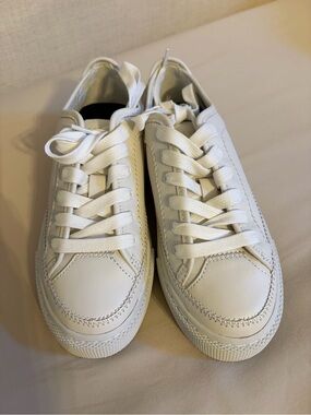 All Saints Chalk White Low-Top Sneakers